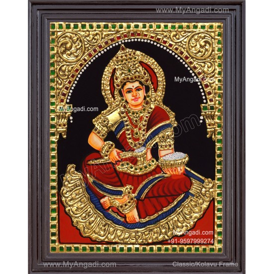 Annapoorani tanjore painting