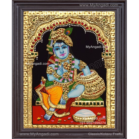 Butter Krishna Tanjore Paintings