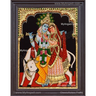Radha Krishna Tanjore Paintings