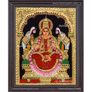 Gajalakshmi Tanjore Painting