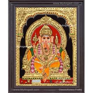 Ganesha Tanjore Painting