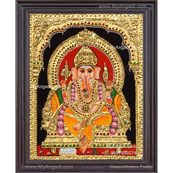 Ganesha Tanjore Painting