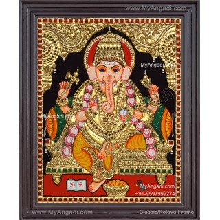 Ganesha Tanjore Painting