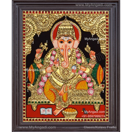 Ganesha Tanjore Painting