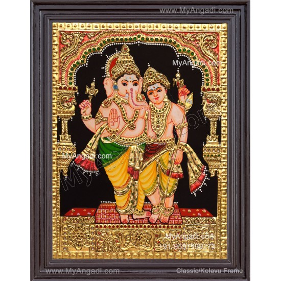 Ganesha Murugar  Tanjore Paintings