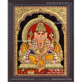 Ganesha Tanjore Painting