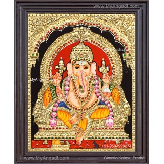 Ganesha Tanjore Painting
