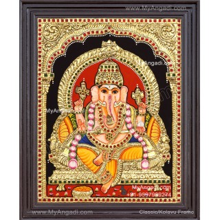 Ganesha Tanjore Painting