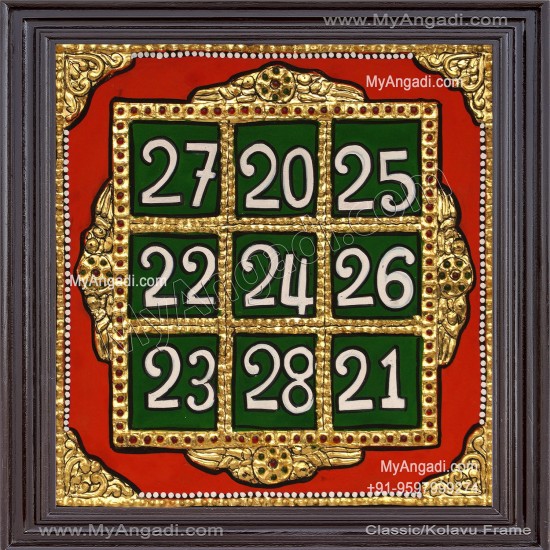 Kubera Yantra Tanjore Painting