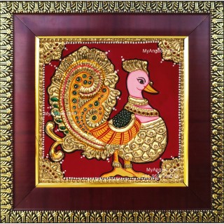 Peacock Tanjore Paintings