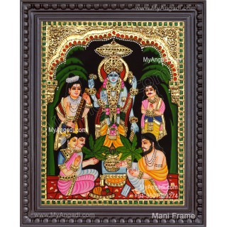 Sathyanarayana Tanjore Painting
