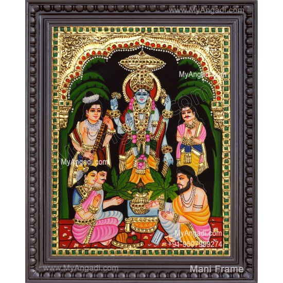 Sathyanarayana Tanjore Painting
