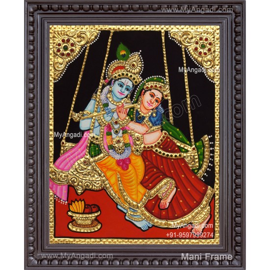 Radha Krishna Tanjore Paintings