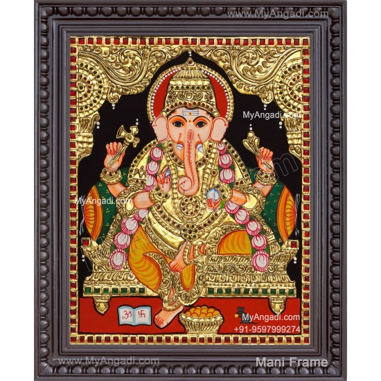 Ganesha Tanjore Painting