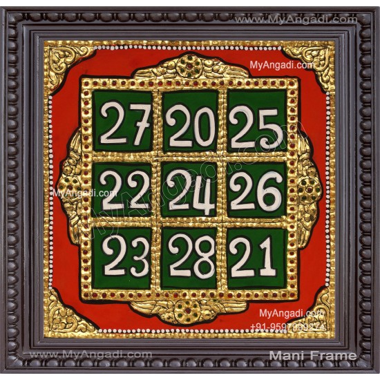 Kubera Yantra Tanjore Painting