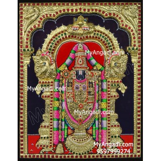 Balaji 3d Tanjore Painting