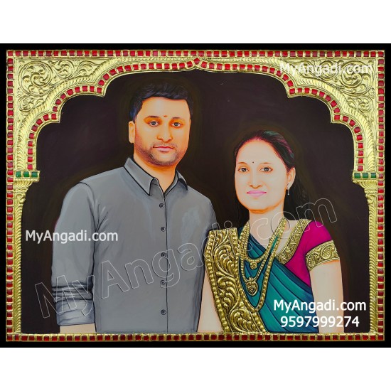 Portrait Tanjore Paintings Portrait Tanjore Paintings