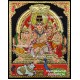 Shivan Family Tanjore Painting Shivan Family Tanjore Painting