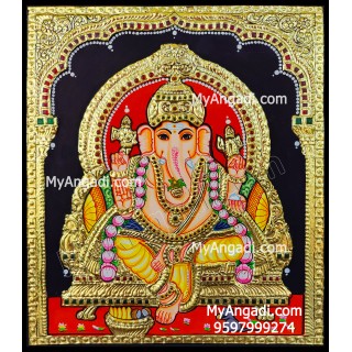 Ganesha Tanjore Painting