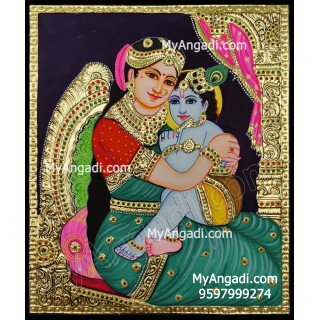 Yasodha Krishna Tanjore Painting