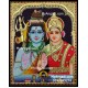 Shiva and Parvathi Devi Tanjore Paintings