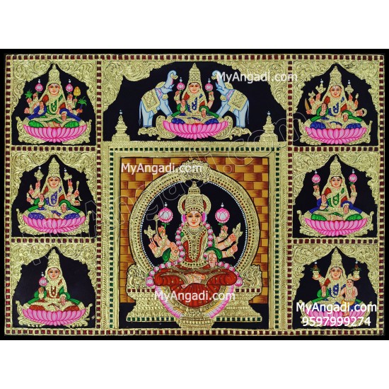 Ashtalakshmi Tanjore Painting