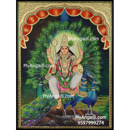 Murugar Tanjore Painting