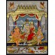Shiva Family Tanjore Painting Shiva Family Tanjore Painting