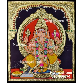 Ganesha Tanjore Painting