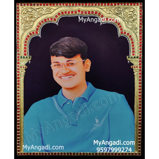 Portrait Tanjore Painting Portrait Tanjore Painting