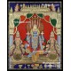 Vishnu with Sridevi Boodevi Tanjore Painting Vishnu with Sridevi Boodevi Tanjore Painting