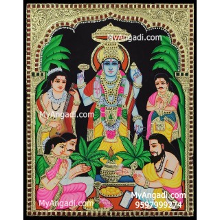 Sathya Narayana Tanjore Painting