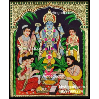 Sathya Narayana Tanjore Painting