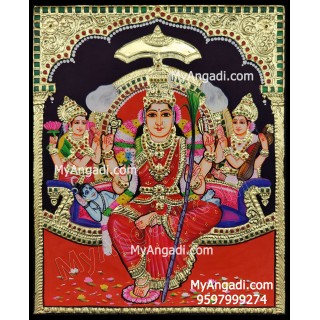 Raja Rajeshwari Tanjore Painting