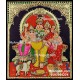 Shivan Family Tanjore Painting