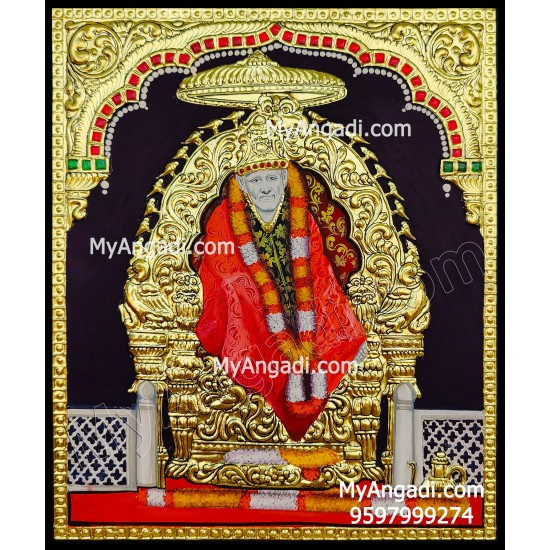 Sai Baba Tanjore Painting Sai Baba Tanjore Painting