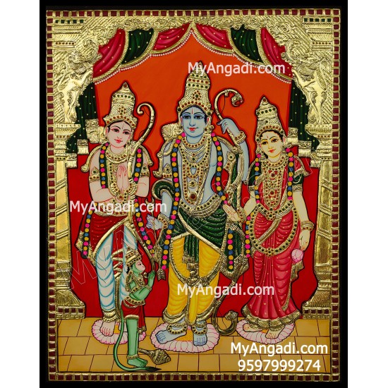 Kothanda Ramar Tanjore Painting Kothanda Ramar Tanjore Painting