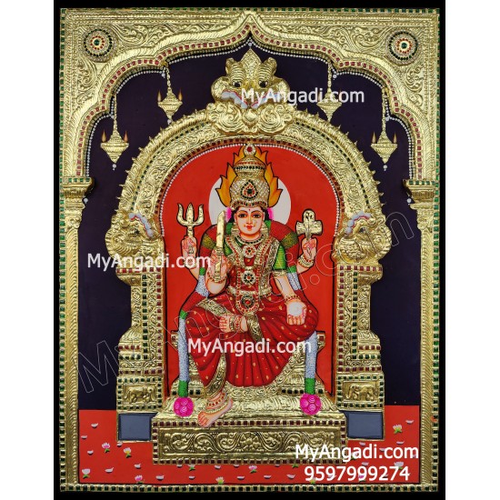 Mell Maruvathur Angala Parameshwari Amman Tanjore Paintings Mell Maruvathur Angala Parameshwari Amman Tanjore Paintings