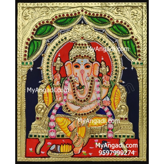 Ganesha Tanjore Painting Ganesha Tanjore Painting