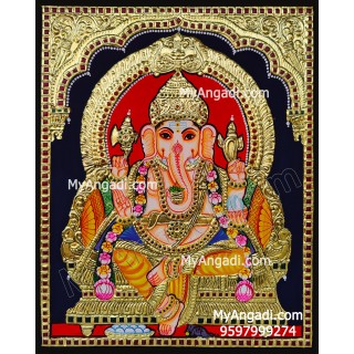 Ganesha Tanjore Painting