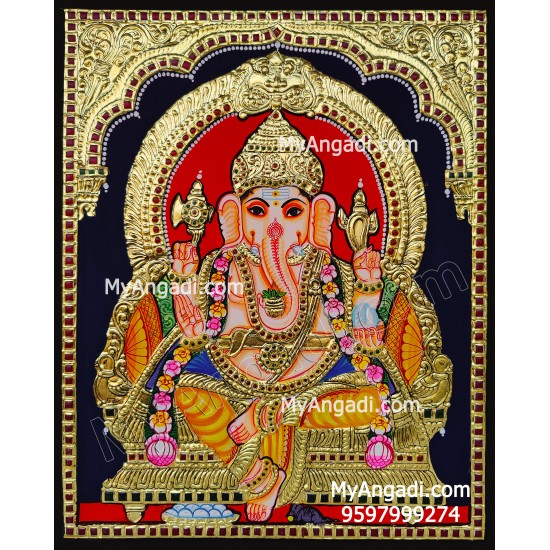 Ganesha Tanjore Painting