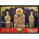3D Balaji Sridevi bhoodevi Tanjore painting 3D Balaji Sridevi bhoodevi Tanjore painting