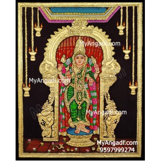 Meenakshi Amman Tanjore Painting