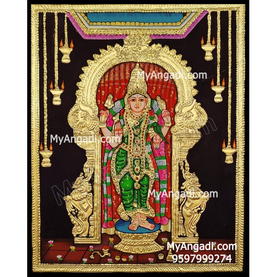 Meenakshi Amman Tanjore Painting Meenakshi Amman Tanjore Painting