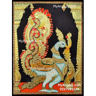 Peacock Tanjore Painting