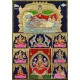 Ranganathar with Ashtalakshmi Tanjore Painting Ranganathar with Ashtalakshmi Tanjore Painting