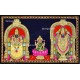 Balaji Thayar with Lakshmi Tanjore Painting Balaji Thayar with Lakshmi Tanjore Painting