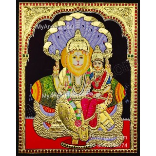 Lakshmi Narasimmar Tanjore Painting