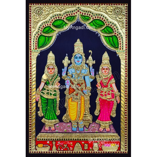 Kallazhagar Tanjore Painting Kallazhagar Tanjore Painting