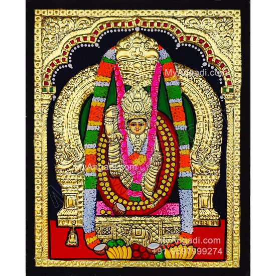 Sellandi Amman Tanjore Painting Sellandi Amman Tanjore Painting